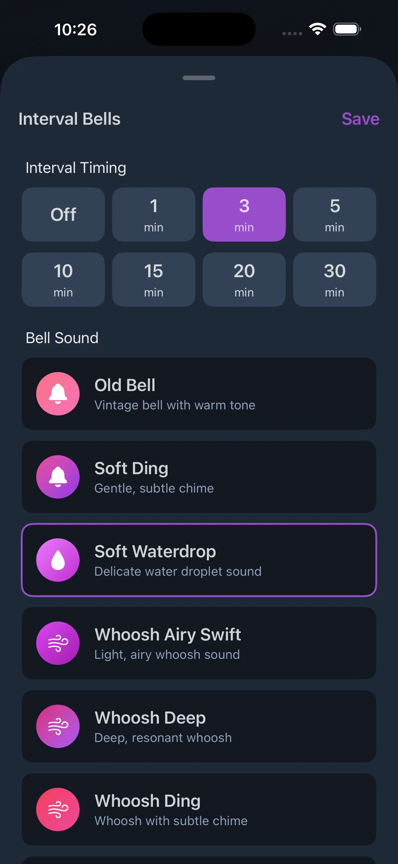 Meditation Stillness — Interval Bells